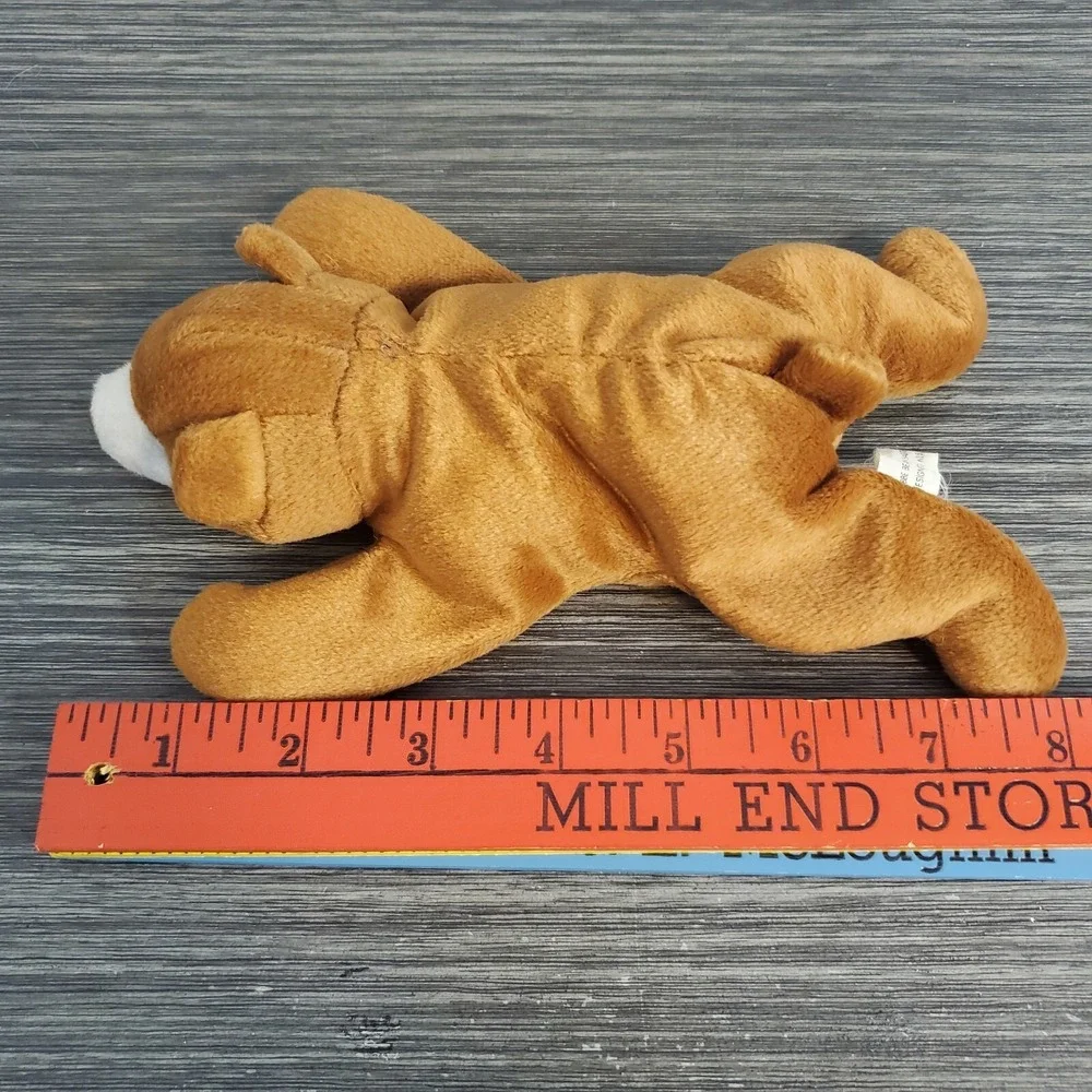Brown Bear Bean Bag Plush Floppy 8